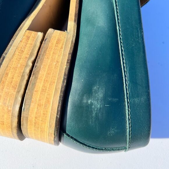 Everlane The Modern Loafer Pointed Toe Shoe Size 9 Ivy Green - Picture 11 of 12